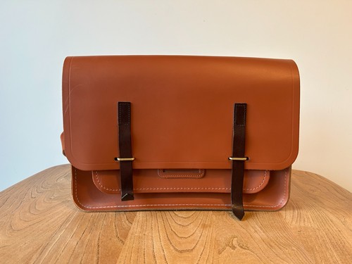 Quality leather satchel - ,