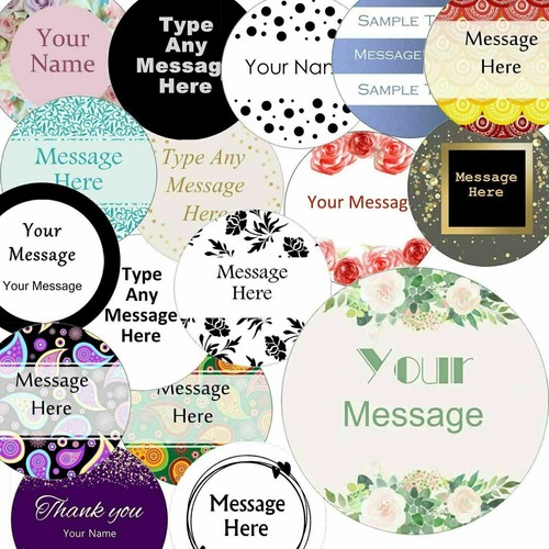 Custom logo stickers - stickers, 37mm