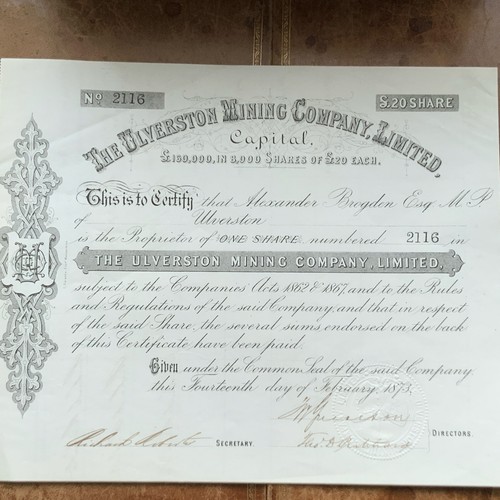 Ulverston mining company - ulverston, ltd
