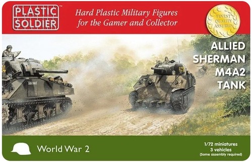 Ww2v20034 72 m4a2 sherman - 1/72,